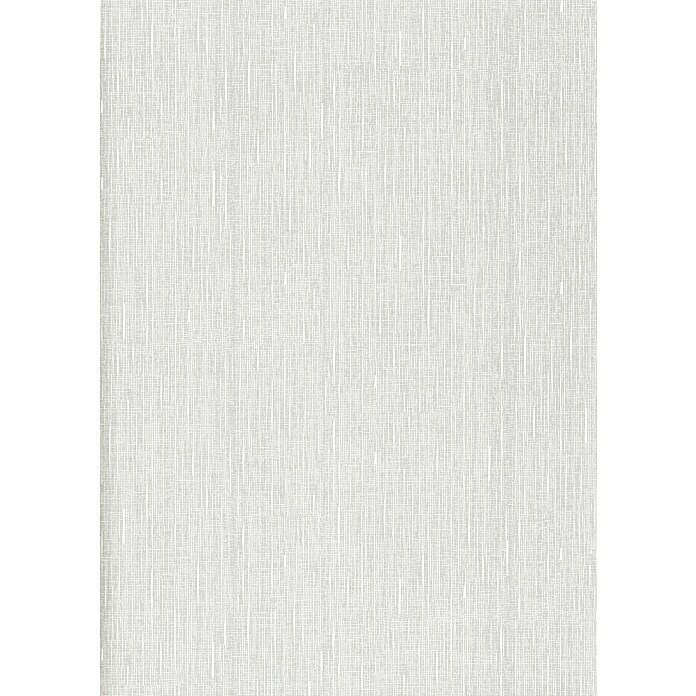 Papel pintado Básico blanco y gris (Blanco/gris, Liso, 10 x 0,53 cm)