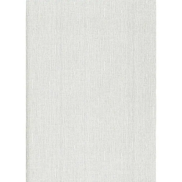 Papel pintado Básico blanco y gris - Blanco/gris, 10 x 0,53 cm - Textura fina de lino en gris suave con delicados acentos blancos. Ideal para fondos y textiles sutiles.