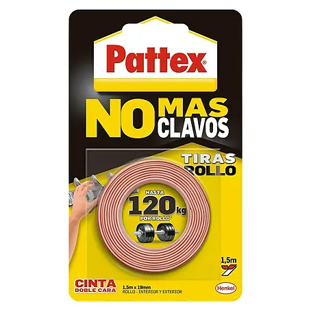 Pattex  Cinta de doble cara No más clavos