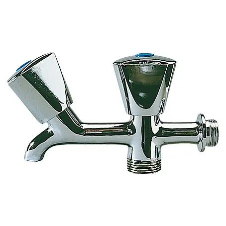 Grifo Delfín doble para lavadora