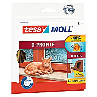 Tesa MOLL D-Profil-Dichtung (Braun)