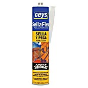 Ceys Masilla PUR de reparación para juntas Sellaflex (Marrón medio, 300 ml)