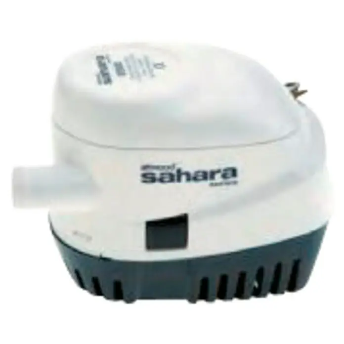 Bomba de achique Attwood Sahara - Capacidad de bombeo máx.: 1.892 l/h - Primer plano de una bomba de achique automática Sahara, perfecta para embarcaciones que necesitan una eliminación fiable de agua.