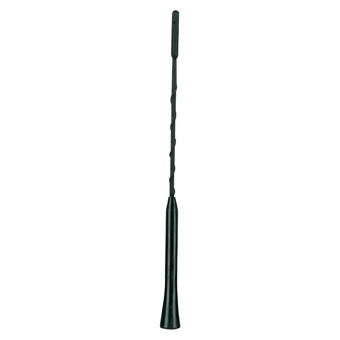 Antena extensible de recambio - Largo: 24 cm - Antena de coche negra con un diseño en espiral para una recepción óptima. Ideal para un sonido de radio nítido en movimiento.