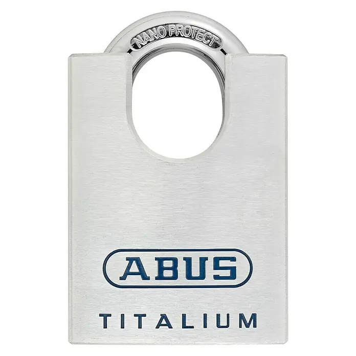 Abus Titalium Vorhängeschloss 96CSTI - B x H: 60 x 91 mm, Bügelstärke: 11 mm, Material Bügel: Spezialstahl - Abus Titalium Vorhängeschloss mit Nano Protect Beschichtung für erhöhten Schutz vor Korrosion.