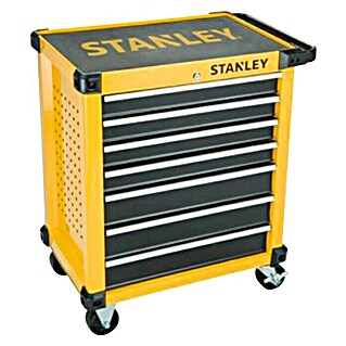 Stanley Carro portaherramientas STA174306 (L x An x Al: 85,5 cm x 68 cm x 47 mm, Acero, Amarillo/Negro)