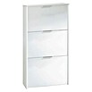 Schuhschrank (L x B x H: 22 x 60 x 113 cm, Weiß)