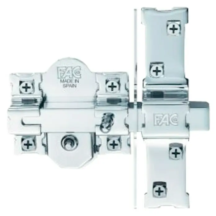 FAC Cerrojo 946-RP/80 - Níquel - Pestillo para puerta FAC de acero, ideal para asegurar puertas. Fabricación de alta calidad, Made in Spain.