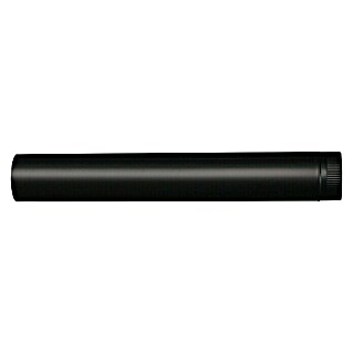 Tubo para estufa (Ø x L: 200 mm x 100 cm, Esmaltado, Negro)