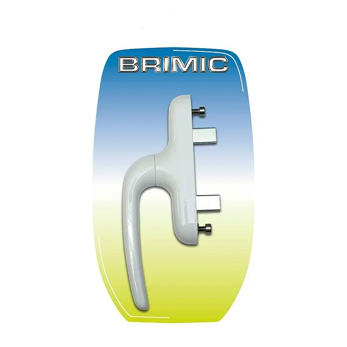 Micel Brimic Manilla para ventana 6829 - Largo: 13 cm, Blanco, Aluminio - Maneta de ventana blanca BRIMIC, ideal para ventanas modernas. La construcción robusta garantiza una larga vida útil.