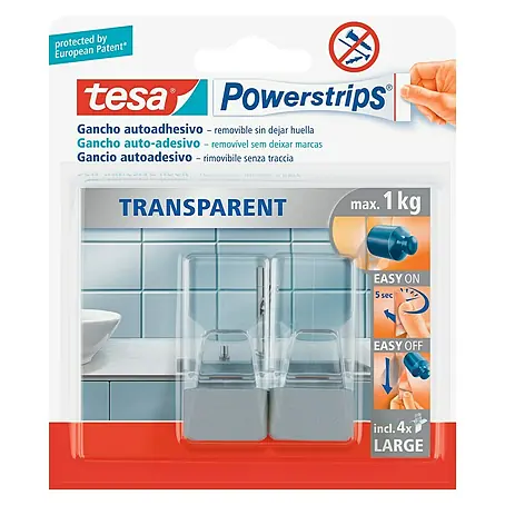 Tesa Powerstrips Gancho autoadhesivo