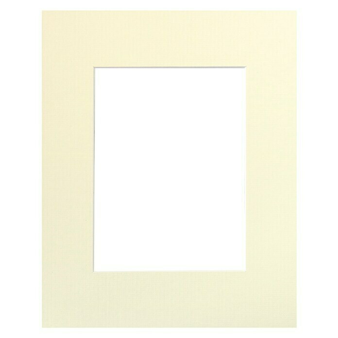 Nielsen Passepartout White Core (Bisquit, L x B: 24 x 30 cm, Bildformat: 15 x 20 cm)