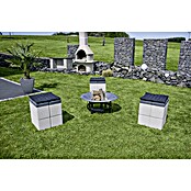 Gartenmauer Ambienta (40 x 20 x 20 cm, Weiß, Beton)