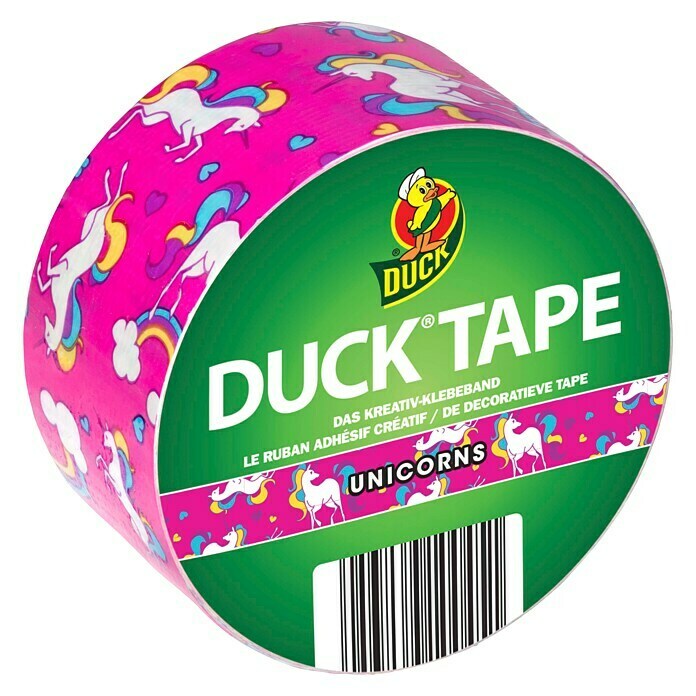 Duck Tape KreativklebebandUnicorns, 9,1 m x 48 mm Front View