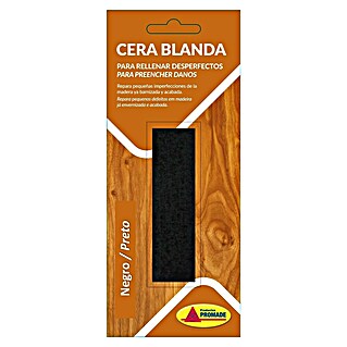 Cera para madera Blister (Negro, 25 g, Satinado)