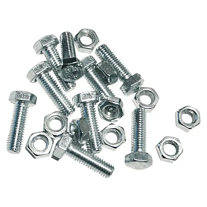 Scholz System Schrauben- & Muttern-Set10 x Schraube M5x16 mm, 10 x Mutter M5