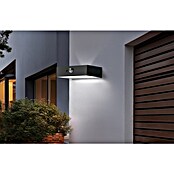 Garza Aplique exterior LED con sensor David (L x An x Al: 90 x 137 x 36 mm, 5 W, Color del marco: Negro, Color de luz: Blanco neutro) | BAUHAUS