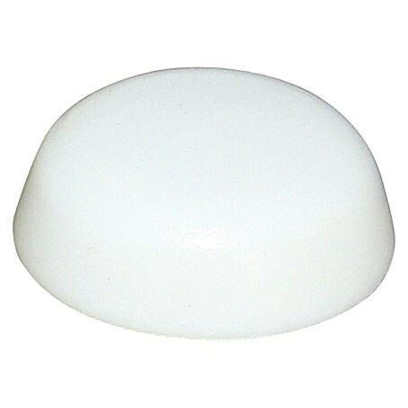 Sarei Abdeckkappe (PVC, Weiß, Durchmesser: 11,5 mm, 12 Stk.)
