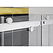 Camargue Doucheschuifdeur Top-Roller (120 x 210 cm, Dikte: 6 mm, DIN-aanslag: Rechts, Wonderclean-coating)