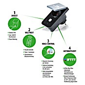 Heissner WiFi-Schaltsteckdose (Schwarz, 3.680 W)