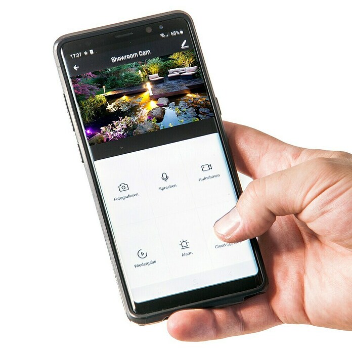 Heissner WiFi-Schaltsteckdose (Schwarz, 3.680 W)