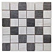 Baldosa de mosaico Wood (29 x 29 cm, Gres porcelánico, Mix)