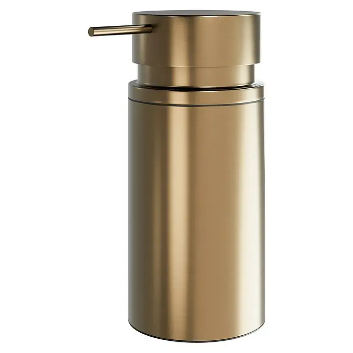 Camargue Antwerpen Seifenspender - Edelstahl, Kupfer - Elegante goldene Seifenspender für stilvolle Badezimmer. Der Spender besticht durch sein modernes Design und hochwertige Verarbeitung.