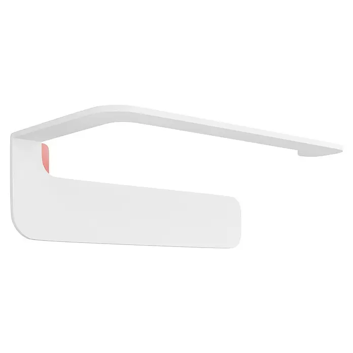 Camargue Antwerpen Papierrollenhalter - 16,5 x 9 x 5,5 cm, Weiß, Matt - Weißer Toilettenpapierhalter mit einem einfachen, modernen Design, das sich gut in Badezimmer einfügt. Der Halter bietet Platz für eine Standardrolle.