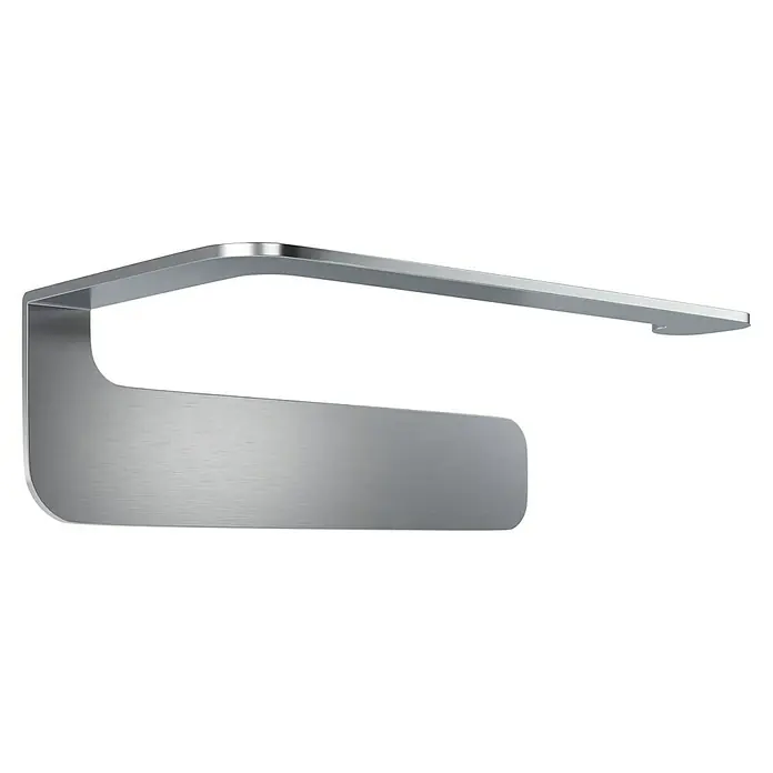Camargue Antwerpen Papierrollenhalter - 16,5 x 9 x 5,5 cm, Edelstahl, Matt - Elegante Toilettenpapierhalterung aus gebürstetem Edelstahl, ideal für moderne Badezimmer. Das minimalistische Design fügt sich nahtlos ein.
