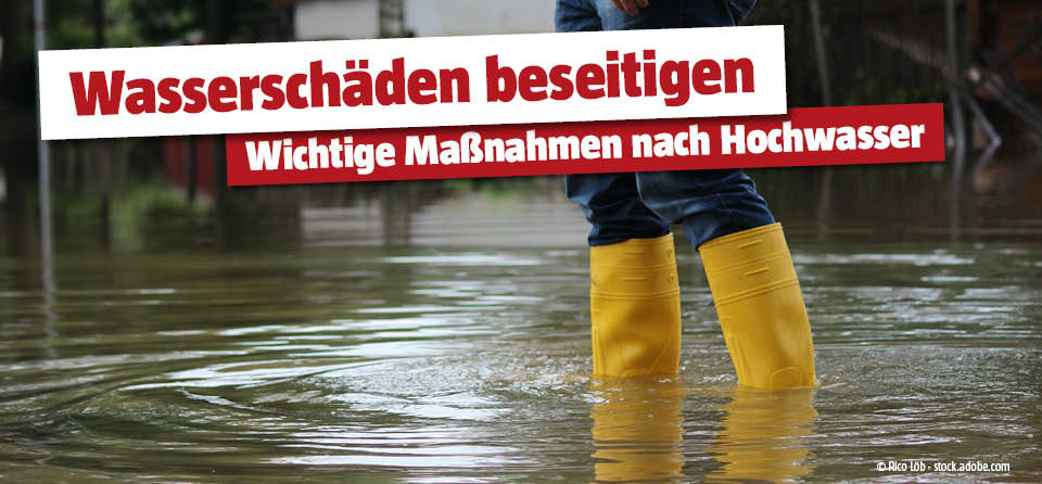 Sofotrmaßnahmen Wasserschaden