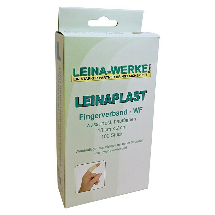 Leina-Werke Fingerverband (100 Stk., 18 x 2 cm, Wasserfest)