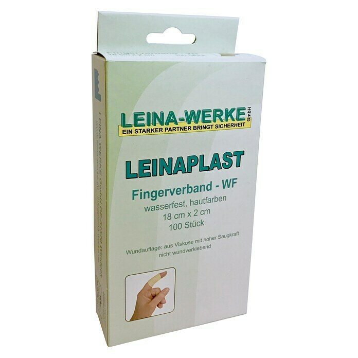 Leina-Werke Fingerverband100 Stk., 18 x 2 cm, Wasserfest Unknown