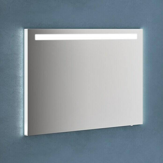 Camargue LED-Lichtspiegel (100 x 70 cm, Mit Kippschalter)