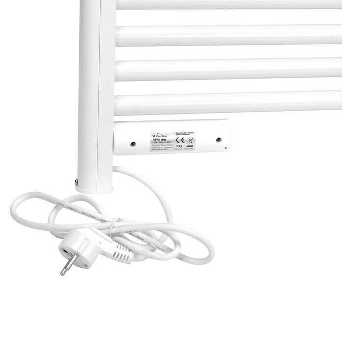 Purline Elektro-Badheizkörper NTW-11 (B x H: 54 x 107 cm, 500 W, Weiß) | BAUHAUS