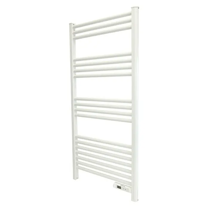 Purline Radiador toallero eléctrico NTW-11 - An x Al: 54 x 107 cm, 500 W, Blanco - Radiador toallero blanco con barras de calefacción horizontales para el baño.\n