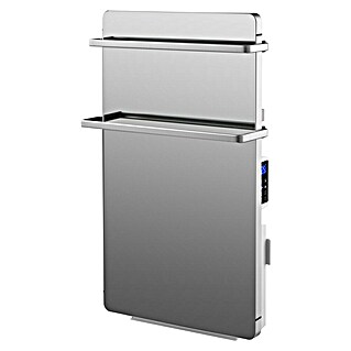 Purline Elektro-Badheizkörper Zafir V2000T (B x H: 45 x 80 cm, 2 000 W, Silber)