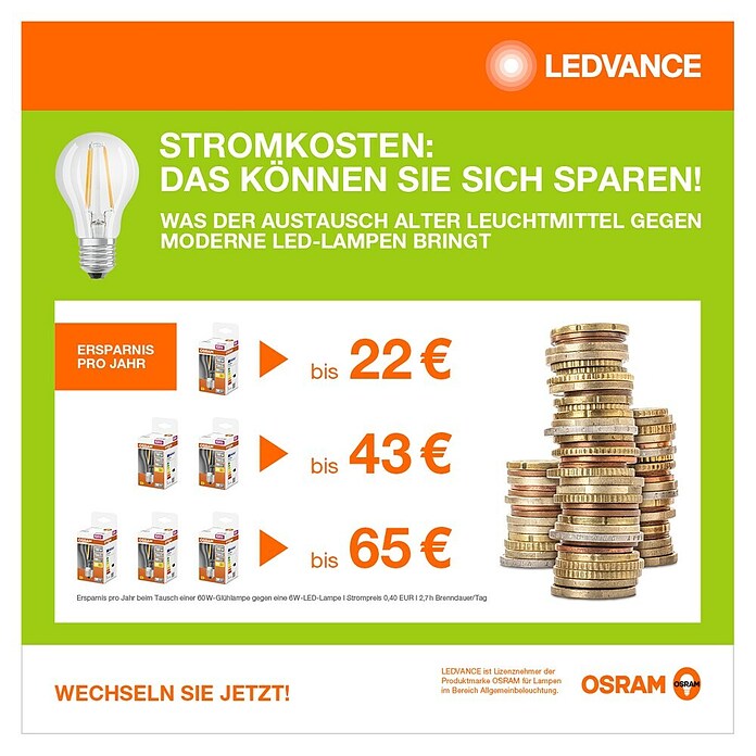 Osram LED-Lampen Set PAR16 (2 W, 360 lm, 1 Stk.) | BAUHAUS