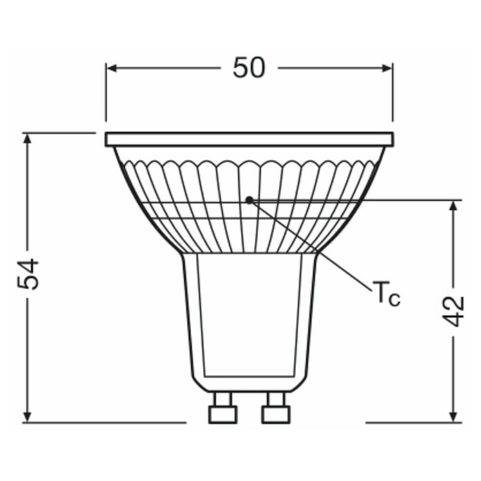 Osram LED-Lampen Set PAR16 (2 W, 360 lm, 1 Stk.) | BAUHAUS
