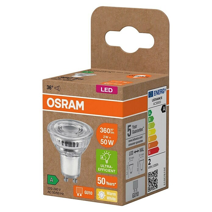 Osram LED-Lampen Set PAR16 (2 W, 360 lm, 1 Stk.) | BAUHAUS