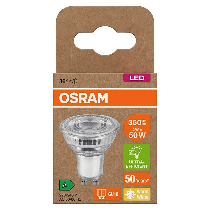 Osram LED-Lampen Set PAR16 (2 W, 360 lm, 1 Stk.) | BAUHAUS