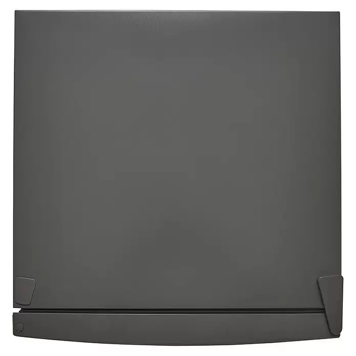 PKM Kühl-Gefrierkombination KGK262EIX - Nutzinhalt Gesamt: 262 l, 56 x 55 x 180 cm, Inox-Design - Dunkelgraue, strukturierte Gerätefrontplatte mit unterer Zierleiste.