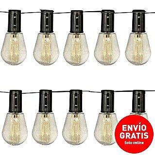 Luxform Guirnalda luminosa solar Alicante (10 luces, Largo: 380 cm, LED, Autonomía estimada: 6 h)