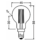 Osram LED-Leuchtmittel CLP40 (2,2 W, 470 lm, Klar) | BAUHAUS