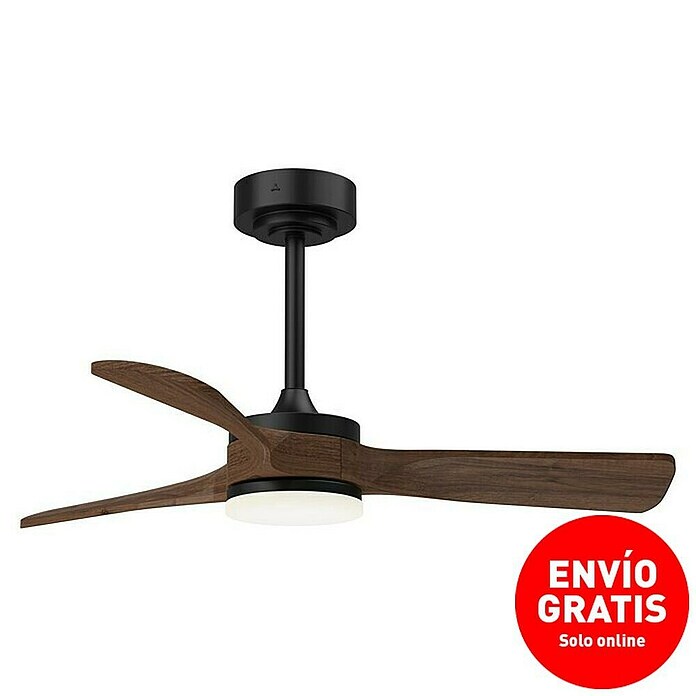 Sulion Ventilador de techo Havana (Marrón, 112 cm, 20 W, Blanco cálido) | BAUHAUS