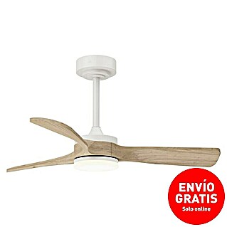 Sulion Ventilador de techo Havana (Blanco/Madera, 112 cm, 20 W)