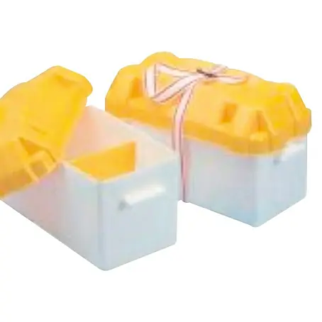 Caja de batería Amarilla