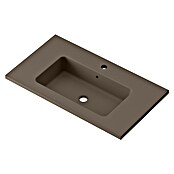 Lavabo Zeppelin (100,5 x 45,5 cm, Orificios para grifo: Medio, Con desbordamiento, Nut) | BAUHAUS