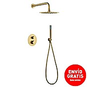 Camargue Natur Sistema de ducha empotrado (Con grifo termostático, Oro cepillado) | BAUHAUS