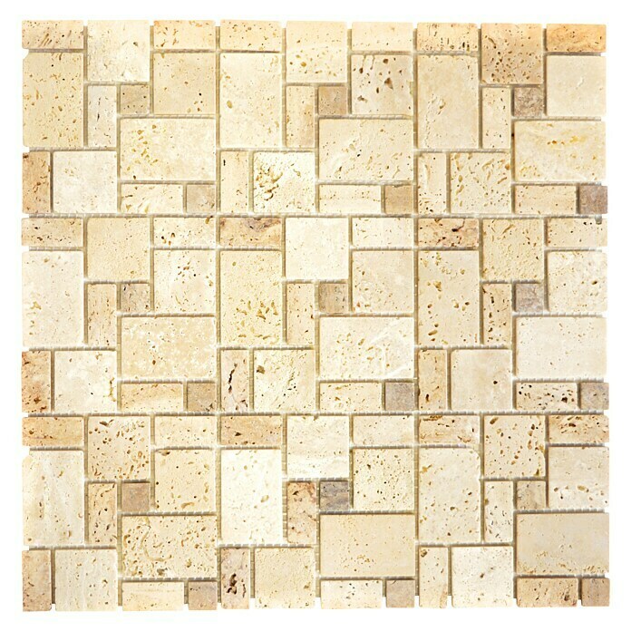 Mosaikfliese NCT 414 (30,5 x 30,5 cm, Beige, Matt)