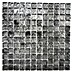 Mosaikfliese Quadrat Crystal Uni XCM 8BL17 